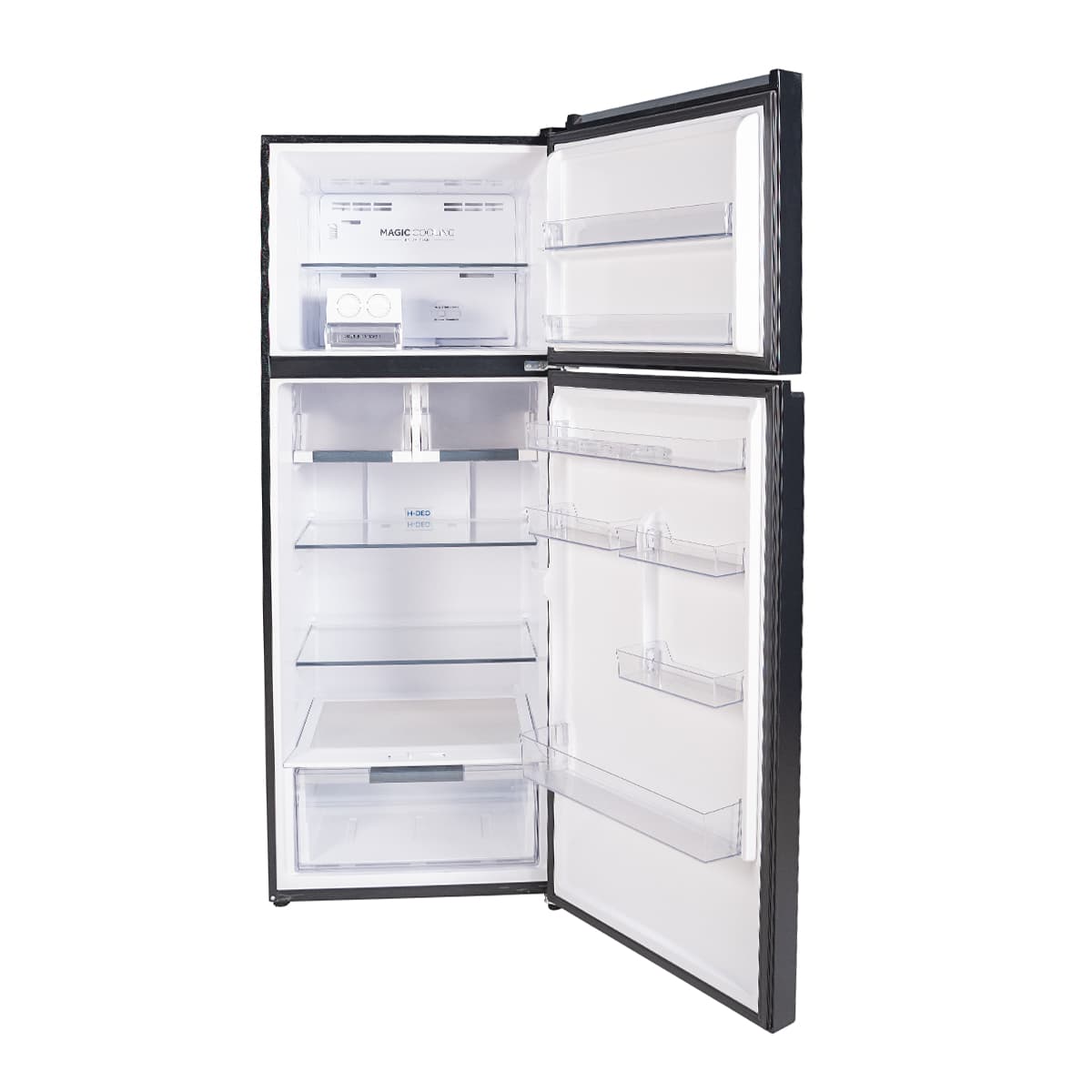 Haier 18 Cu Ft - Digital Inverter - HRF-518IFFB ( No Frost + Double Magic Zone + IOT + Glass Door) Black Colour Refrigerator / 10 Years Warranty thumbnail 3