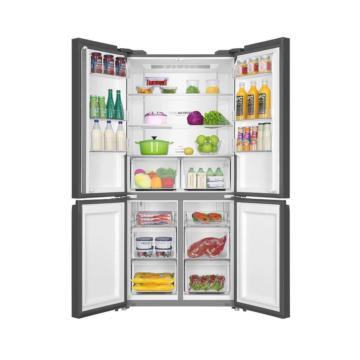 Haier HRF-678TGG Side by Side - T Door - No Frost - Inverter Refrigerator - Brand Warranty thumbnail 7