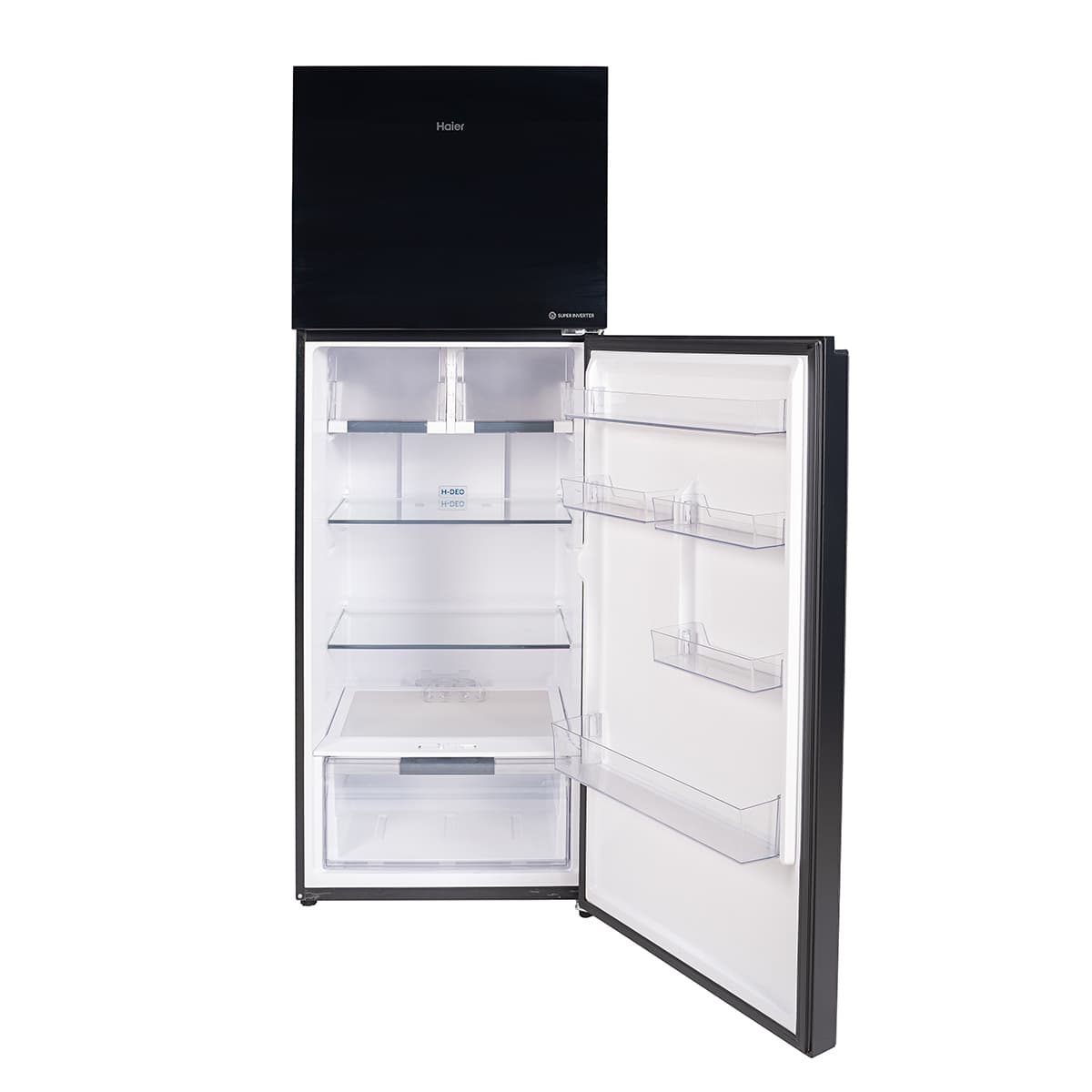 Haier 18 Cu Ft - Digital Inverter - HRF-518IFFB ( No Frost + Double Magic Zone + IOT + Glass Door) Black Colour Refrigerator / 10 Years Warranty thumbnail 6