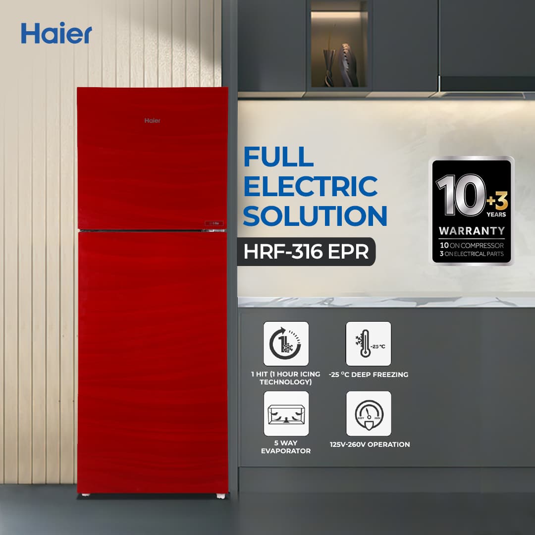 HRF-316 EPR/EPB/EPC/EPG - 11CFT E-Star Glass Door Series Refrigerator