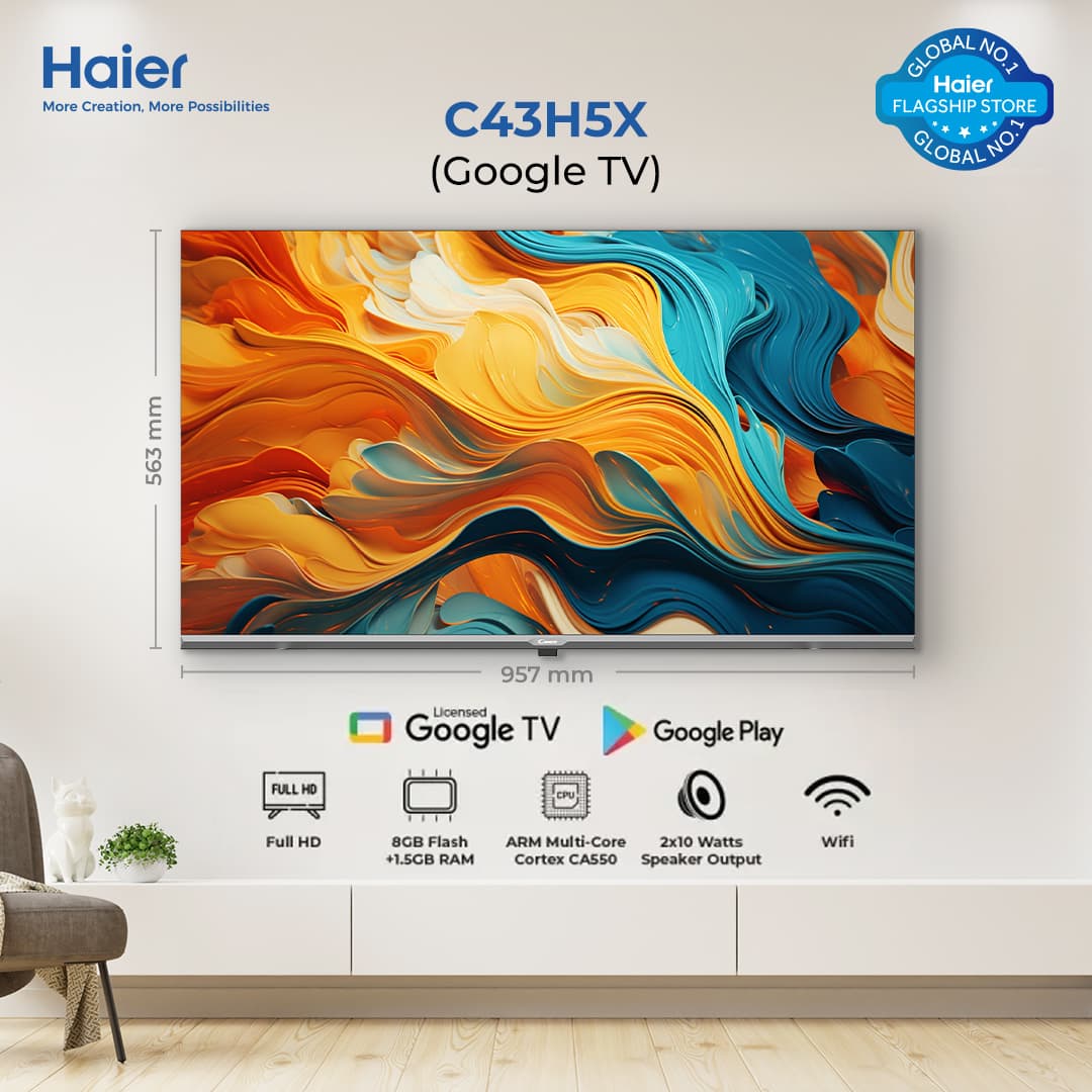 Candy - C43H5FX - 43" Android Smart LED TV
