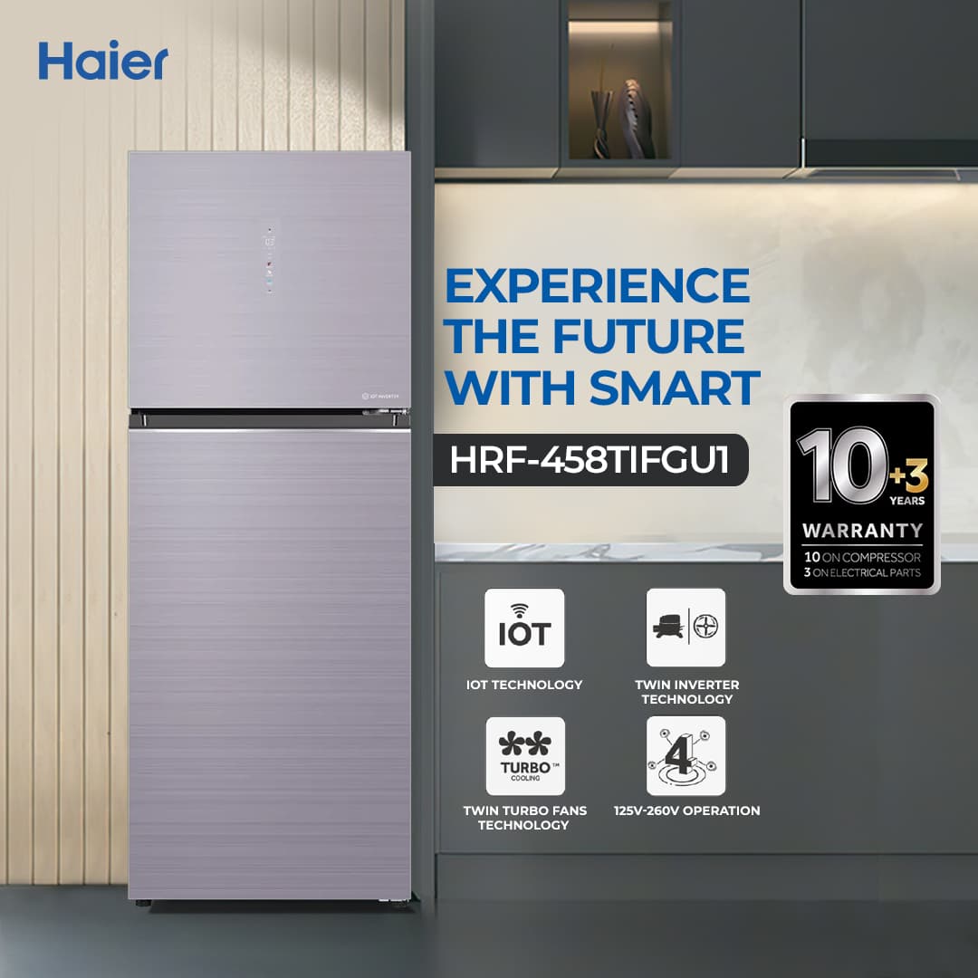 Haier HRF-458TIFGU1/HRF-458TIFBU1- 16.17 CFT Twin Inverter