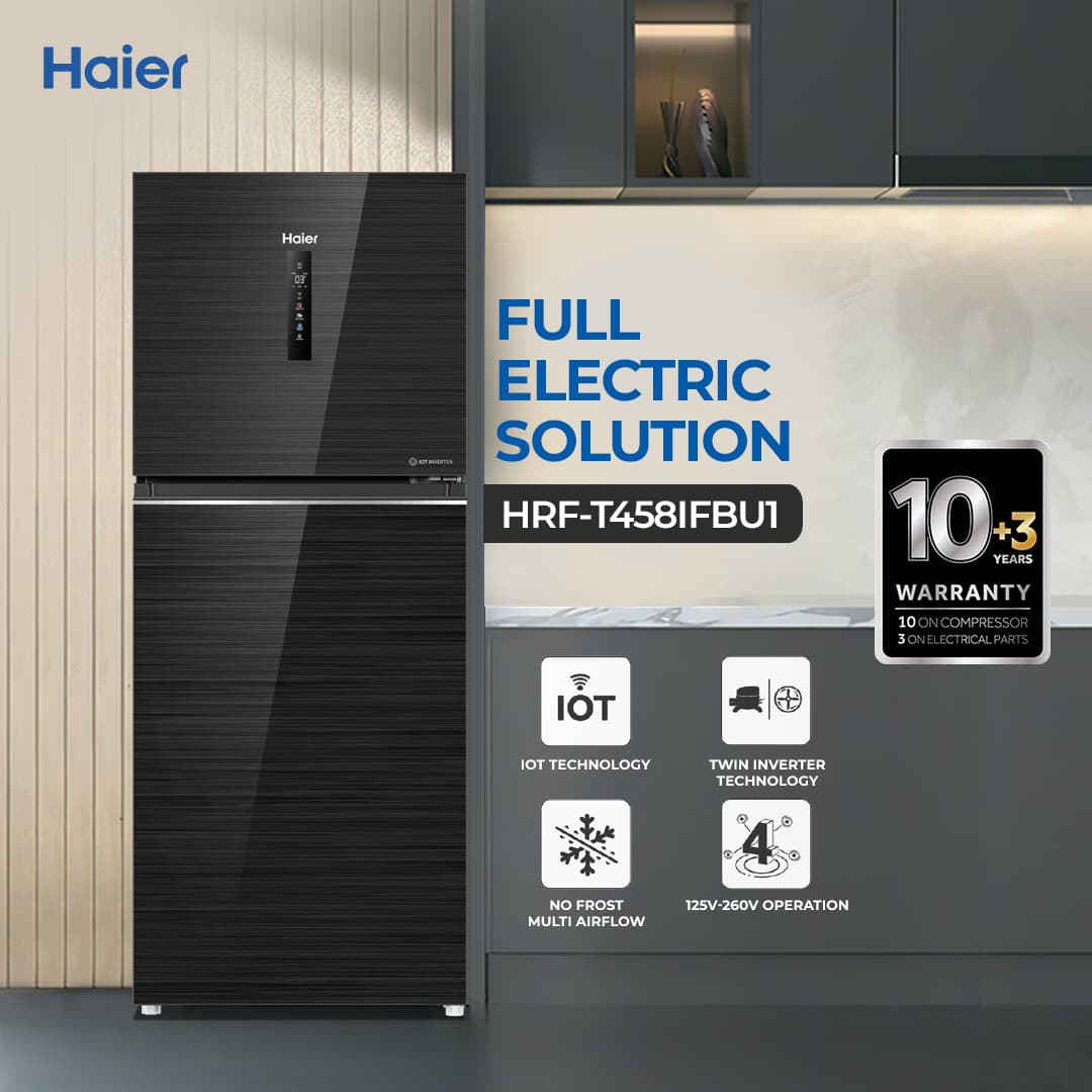 Haier HRF-458TIFGU1/HRF-458TIFBU1- 16.17 CFT Twin Inverter thumbnail 2